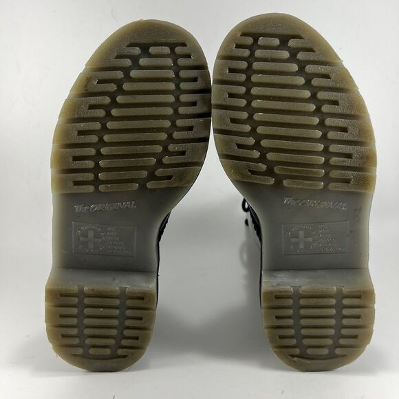 Dr Martens Docs Pascal Stud Combat Boots Womens Size 5 Patent Leather - Picture 9 of 11